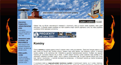 Desktop Screenshot of kominy.name